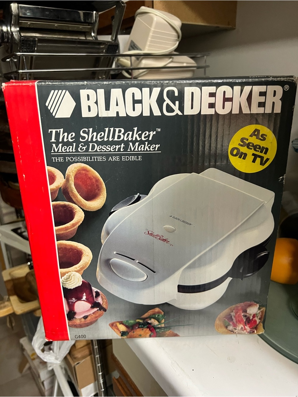 BLACK & DECKER The ShellBaker Meal & Dessert Maker - White